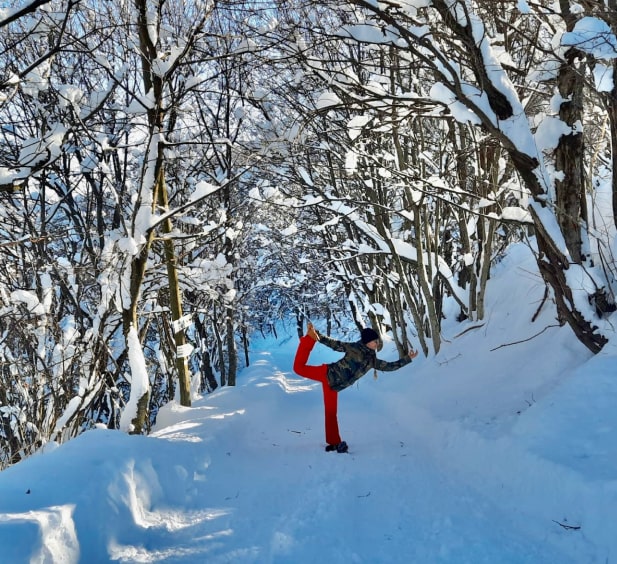 Fede sulla neve.