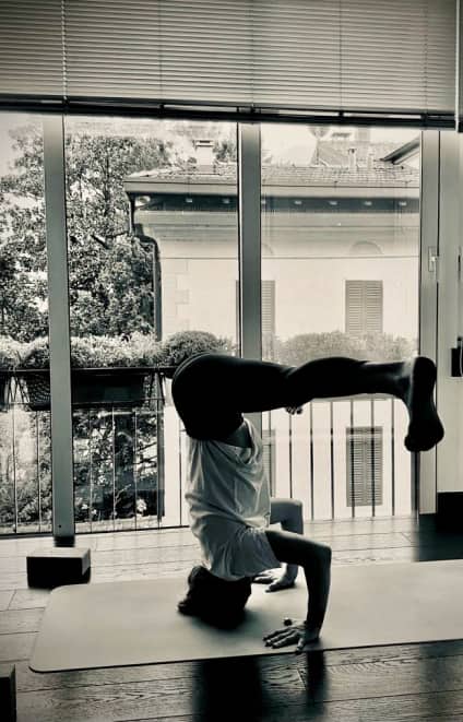 Yoga a casa.